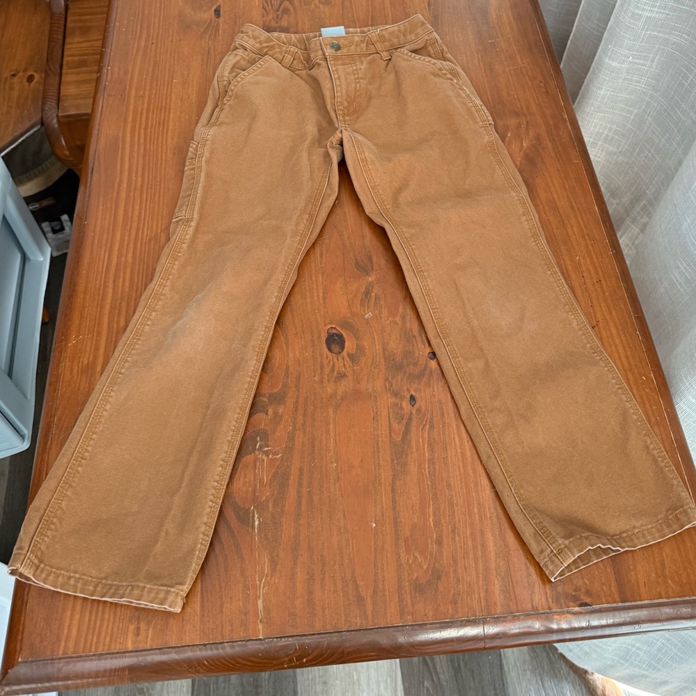 Boys Size 10 Tan Carhartt Cargo Pants